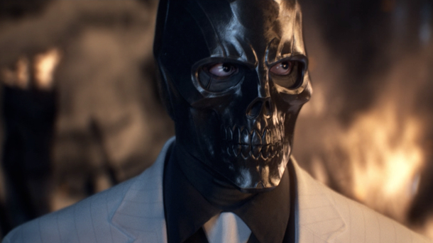 Il bossa della malavita di Gotham City Maschera Nera