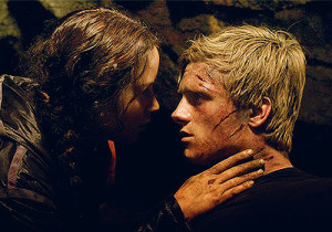 Katniss e Peeta faccia a faccia