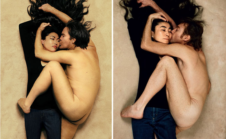 Sandro Miller, Annie Leibovitz / John Lennon and Yoko Ono (1980), 2014