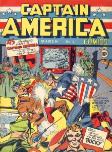 Copertina di Captain America #1 (1941)