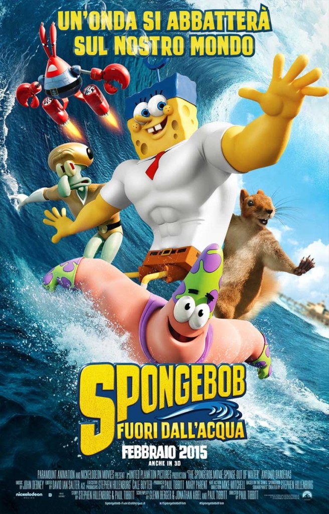 spongebob_fuori dall'acqua poster