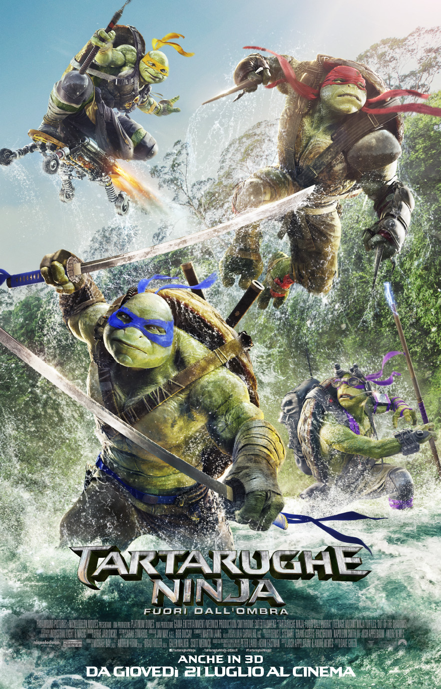 tartarughe ninja 2 poster ita